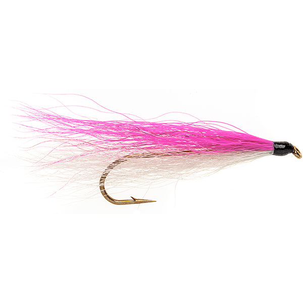 SALMON SINGLE FLY PINK & WHITE COHO