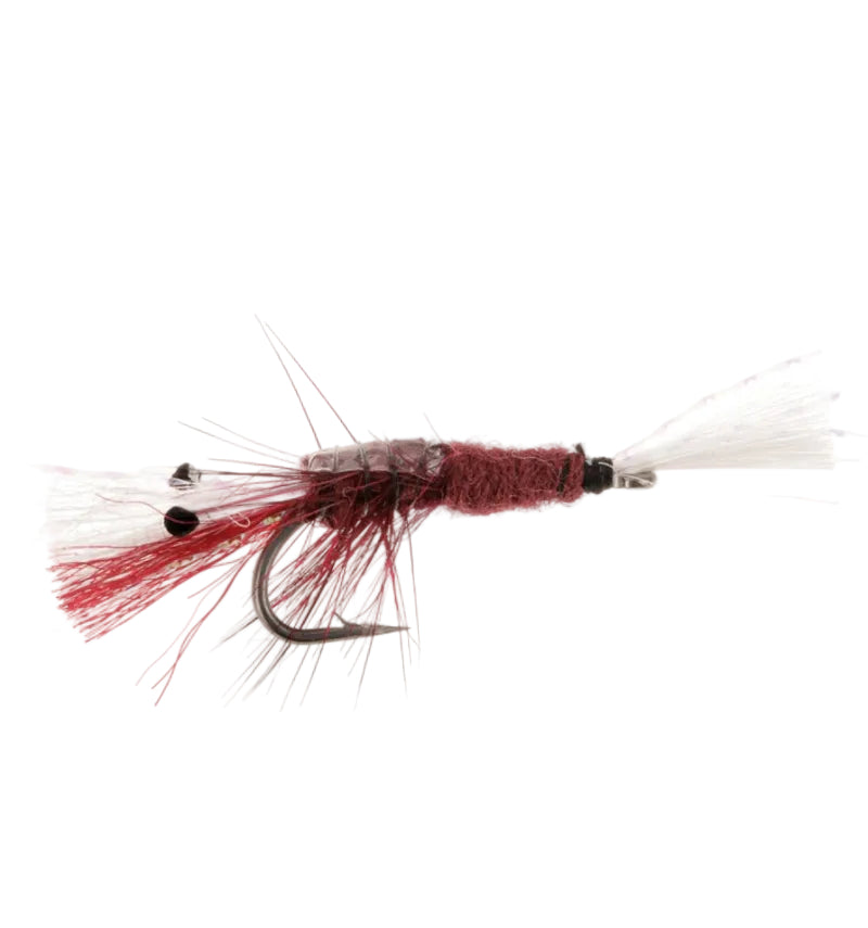 SEA TROUT FLY FLASHBACK CLARET SHRIMP
