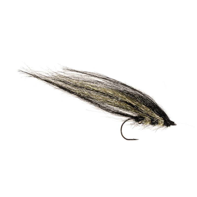 SEA TROUT FLY FLASH PAWN GOLD & BLACK