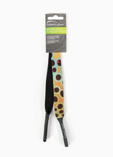 CORTLAND FLY FISHING SUNGLASS STRAP BROWN TROUT