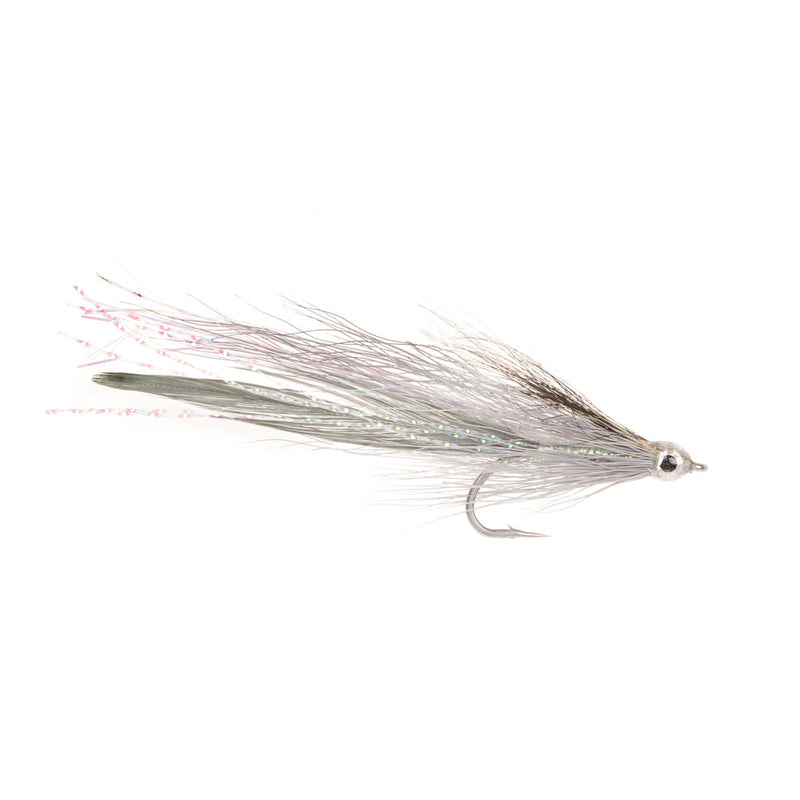 PREMIUM SALTWATER FLY SHINNER BAITFISH GREY