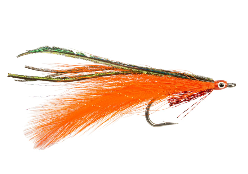 PREMIUM SALTWATER FLY DECEIVER-ORANGE