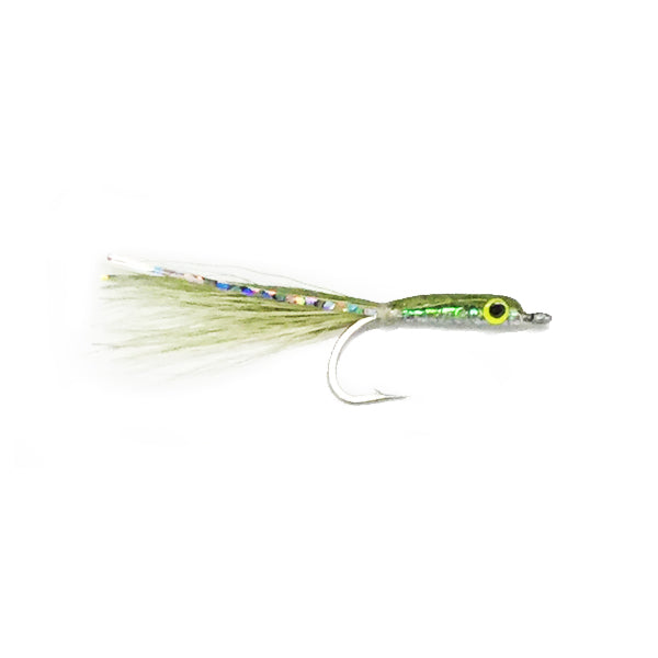 PREMIUM SALTWATER FLY BUCKTAIL FRY OLIVE