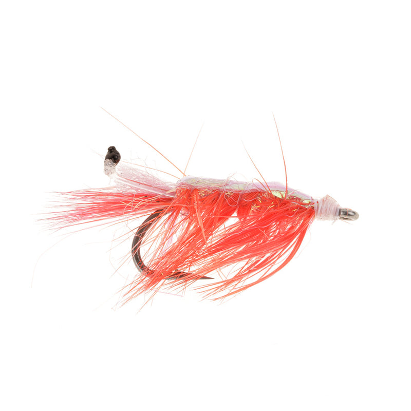 PREMIUM SALTWATER FLY ORANGE SPARKLE SHRIMP