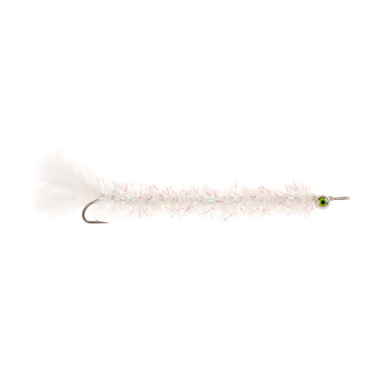 PREMIUM SALTWATER FLY LOB WORM WHITE