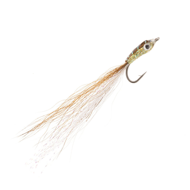 PREMIUM SALTWATER FLY EPOXY BAITFISH SURF RUNNER BROWN