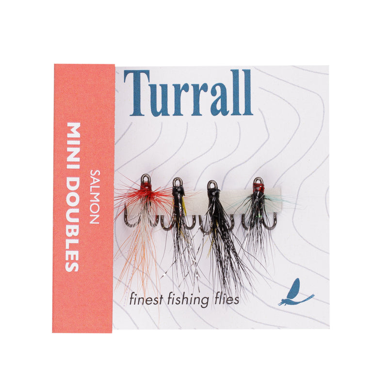 QUICK GRAB SELECTION SALMON MINI DOUBLES 4 FLIES