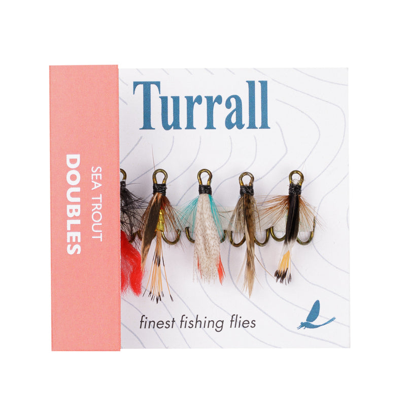 QUICK GRAB SELECTION SEA TROUT DOUBLES 5 FLIES