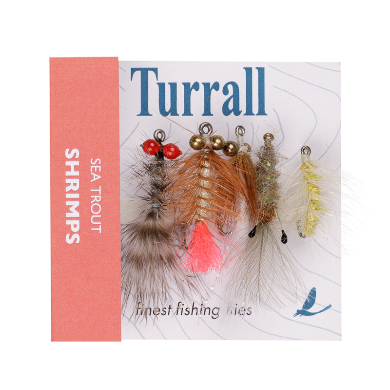 QUICK GRAB SELECTION SEA TROUT SHRIMPS 5 FLIES