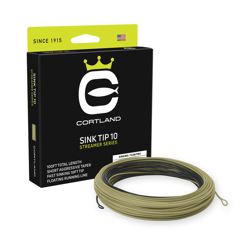 CORTLAND STREAMER SINK TIP 10 T6 / FLOAT FLY LINE