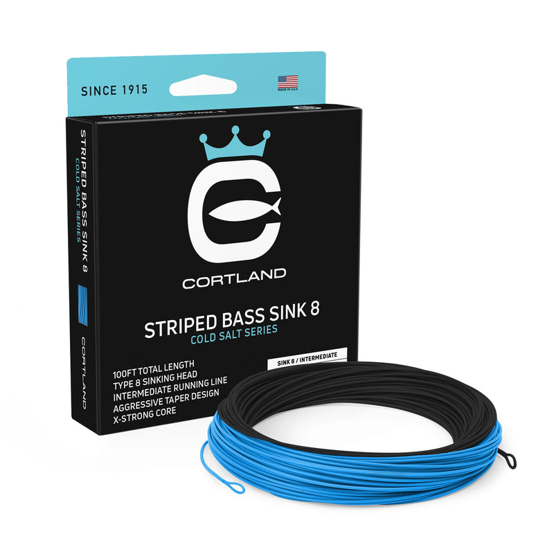 CORTLAND STRIPED BASS SINK 8 / INT FLY LINE