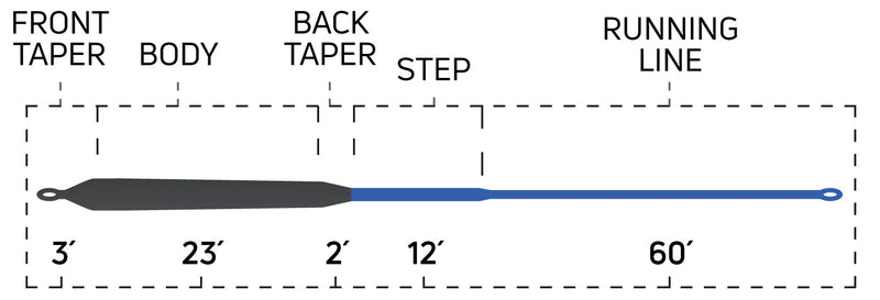 CORTLAND STRIPED BASS SINK 8 / INT FLY LINE
