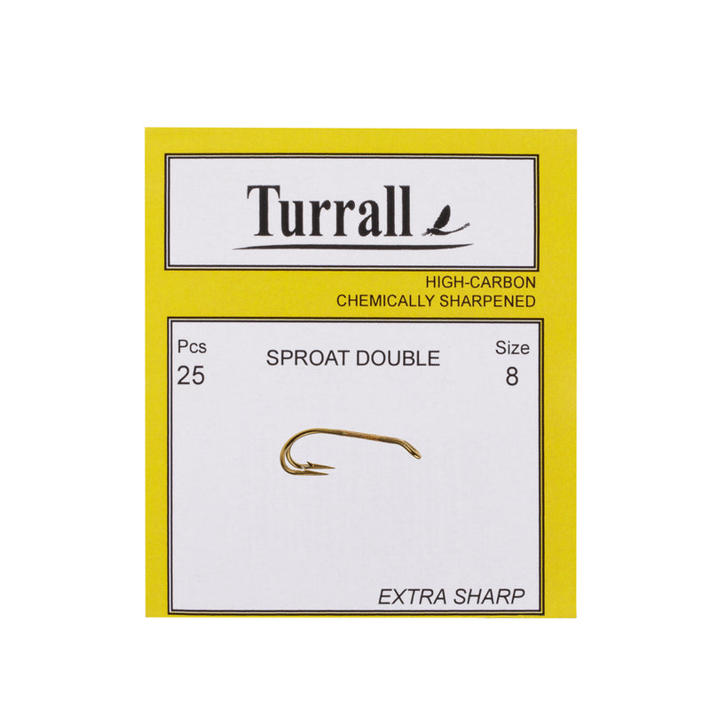SPROAT DOUBLE FLY FISHING HOOK