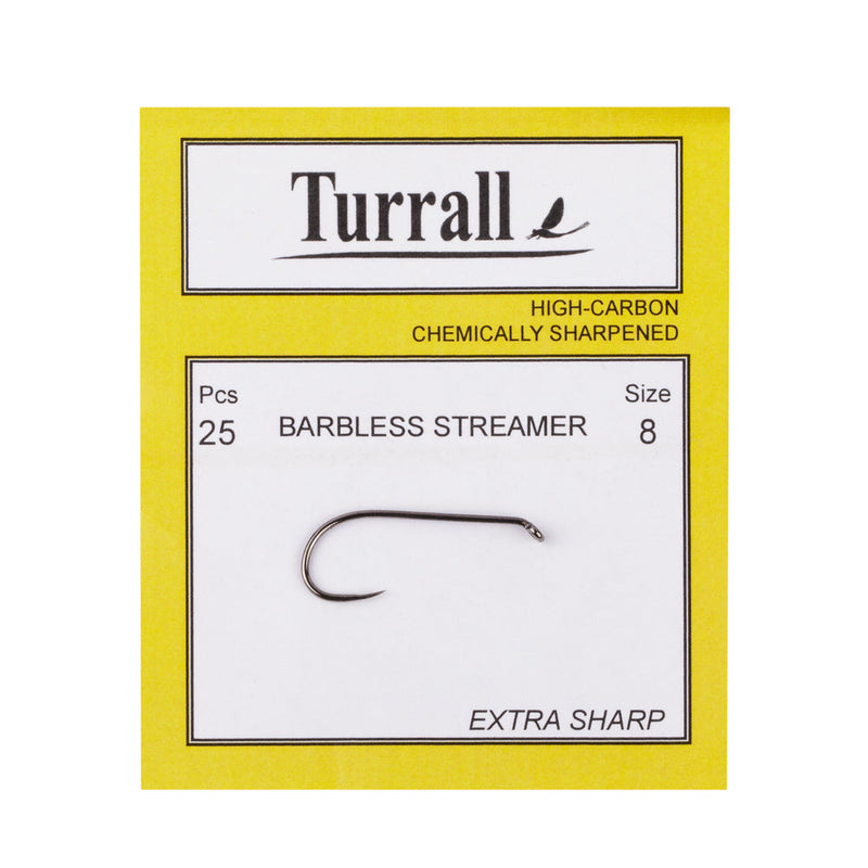BARBLESS STREAMER FLY FISHING HOOK