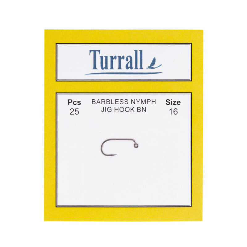 BARBLESS NYMPH JIG FLY FISHING HOOK