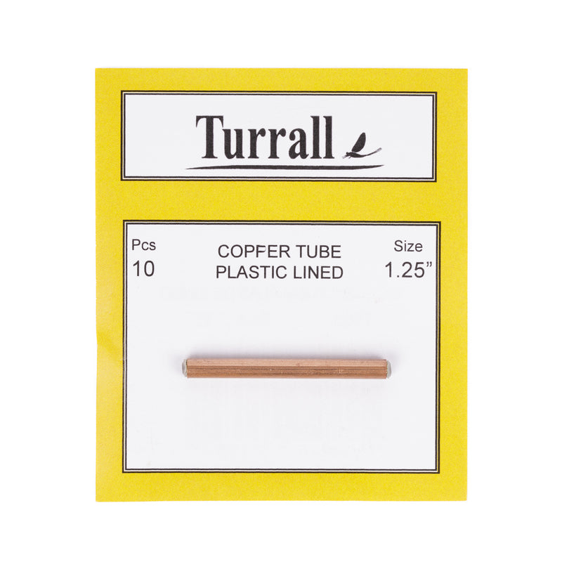 COPPER FLY FISHING TUBE PLASTIC LINED
