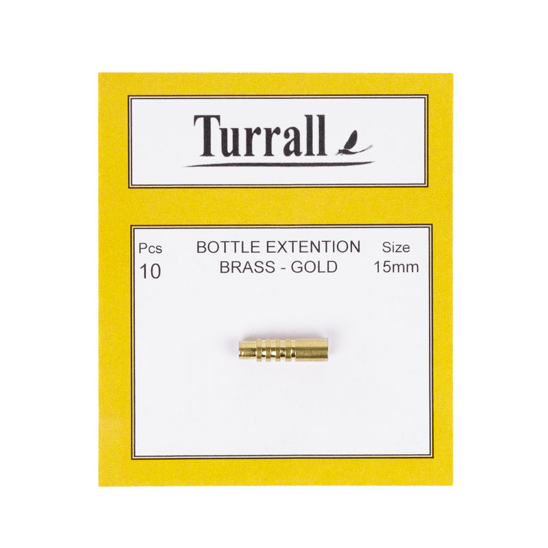 BOTTLE FISHING FLY TUBE EXTENSION BRASS #0.5