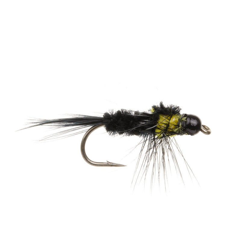 TUNGSTEN COUNTER SUNK BLACK FLY TYING BEADS