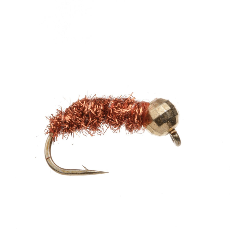 TUNGSTEN SLOTTED BEAD DIAMOND GOLD FLY TYING MATERIAL