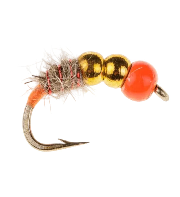 TUNGSTEN NYMPH FLY DEPTH CHARGE ORANGE
