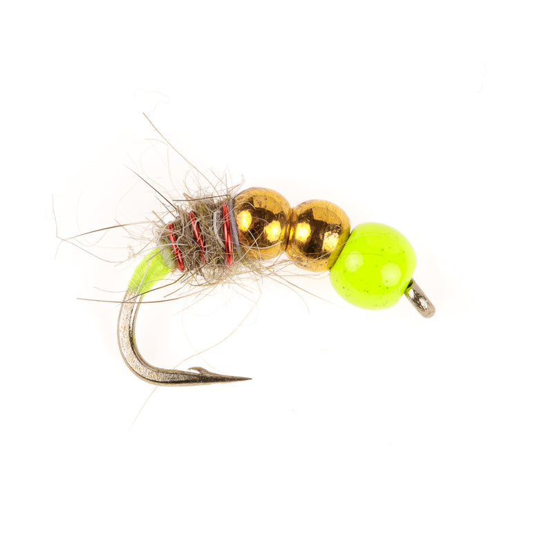 TUNGSTEN COUNTER SUNK GOLD FLY TYING BEADS