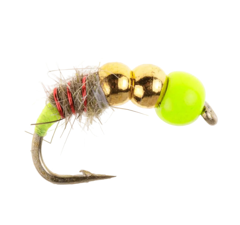 TUNGSTEN NYMPH FLY DEPTH CHARGE CHARTREUSE