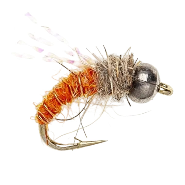 TUNGSTEN NYMPH FLY TUNGSTEN BEADHEAD CADDIS PUPA AMBER