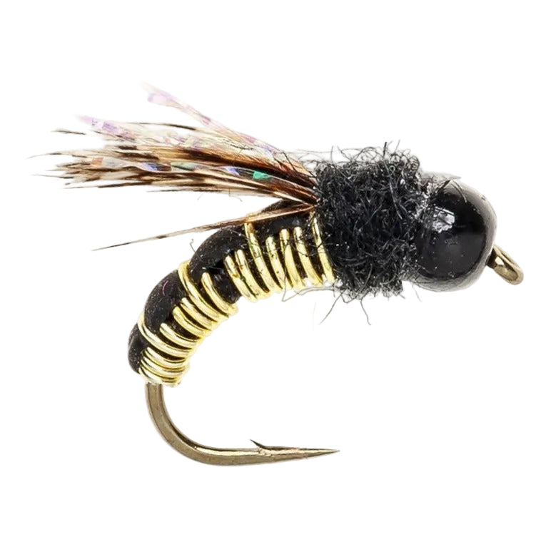 TUNGSTEN NYMPH FLY TUNGSTEN BEADHEAD WIRED CADDIS GOLD