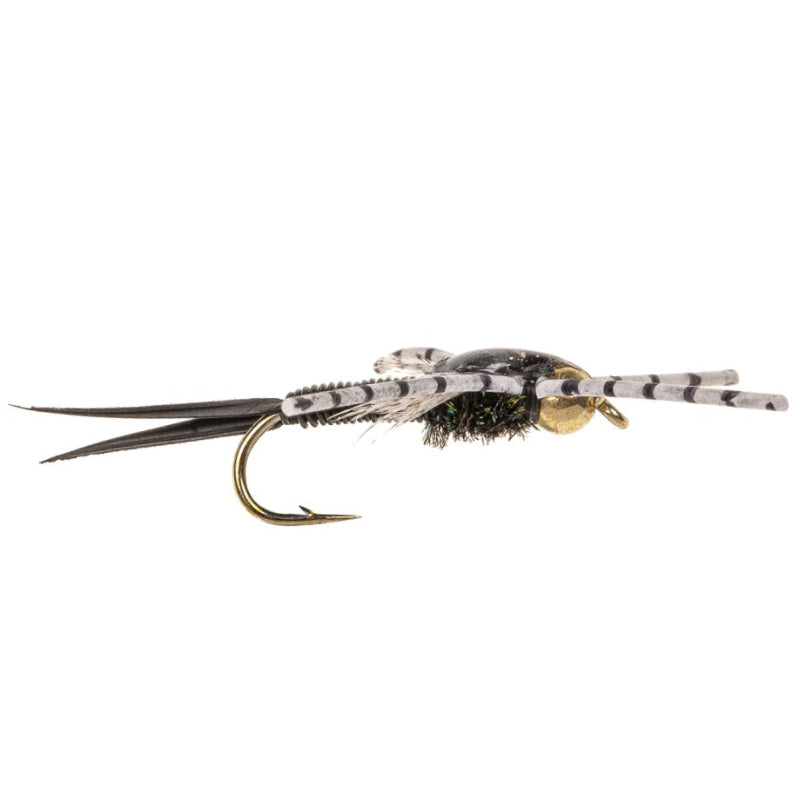 TUNGSTEN NYMPH FLY TUNGSTEN COPPER JOHN LEGGY BLACK