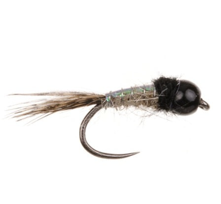 TUNGSTEN NYMPH BARBLESS FLY TUNGSTEN GRAYLING BUG HARES EAR PEARL BL