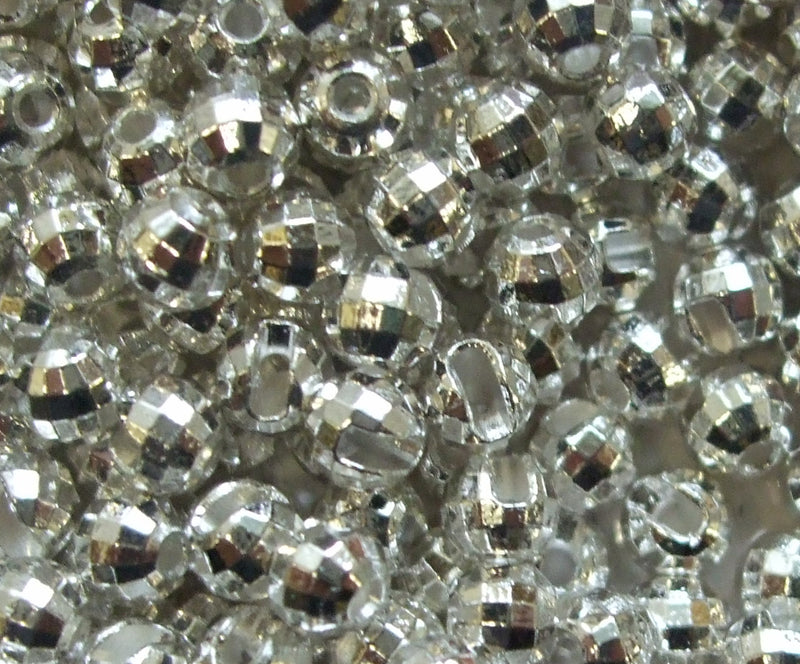 TUNGSTEN SLOTTED BEAD DIAMOND SILVER FLY TYING MATERIAL