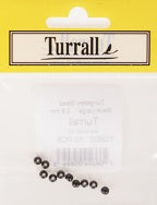TUNGSTEN COUNTER SUNK BLACK FLY TYING BEADS
