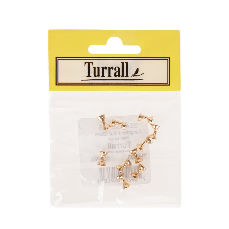 TUNGSTEN HOUR GLASS GOLD FLY TYING MATERIAL
