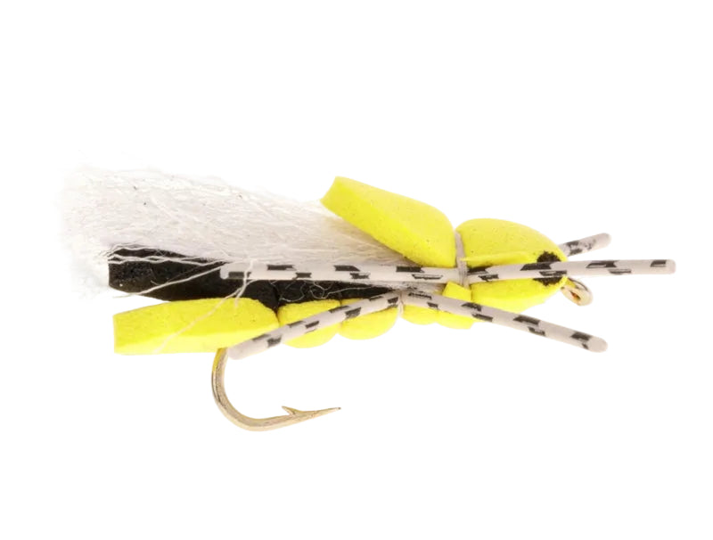 TERRESTRIAL FLY YELLOW FOAM HOPPER