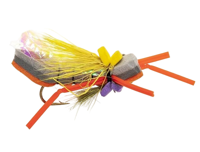 TERRESTRIAL FLY FOAM HOPPER YELLOW & ORANGE