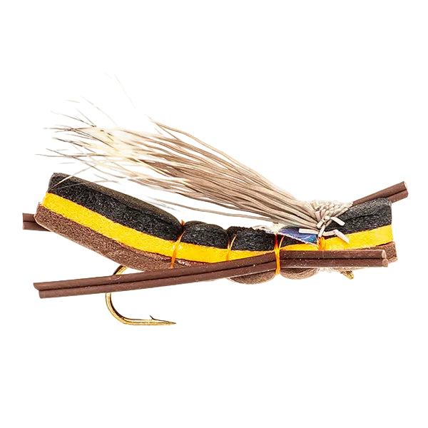 TERRESTRIAL FLY FOAM HOPPER BLACK & YELLOW