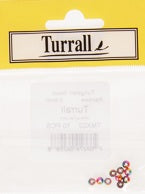 TUNGSTEN COUNTER SUNK RAINBOW FLY TYING BEADS