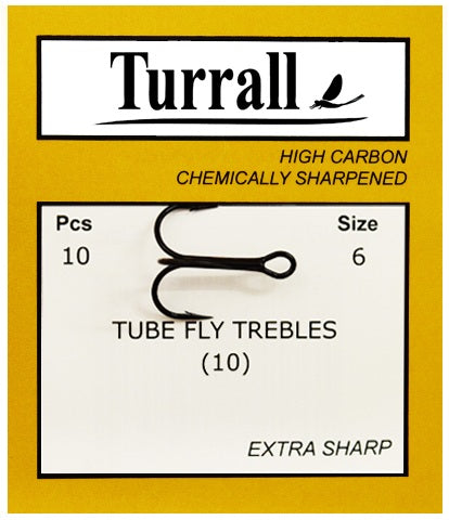 TUBE FLY TREBLE FLY FISHING HOOK