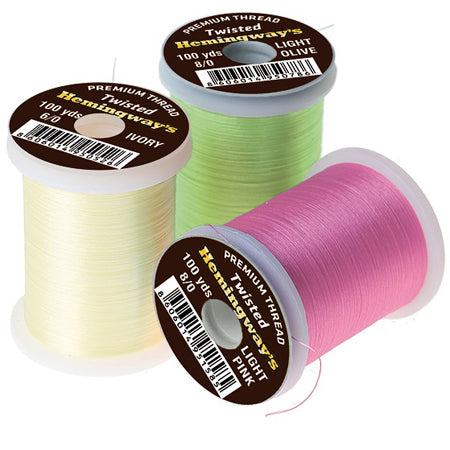 THREAD TWISTED STANDARD 6/0 FLY TYING MATERIAL