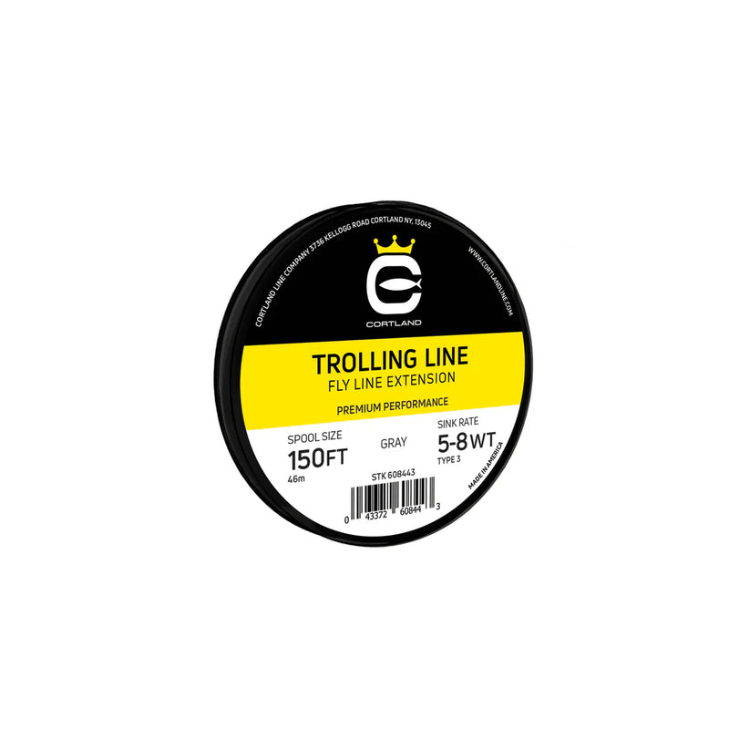 CORTLAND TROLLING LINE (EXTENSION) SINKING FLY LINE EXTENSIONS GREY