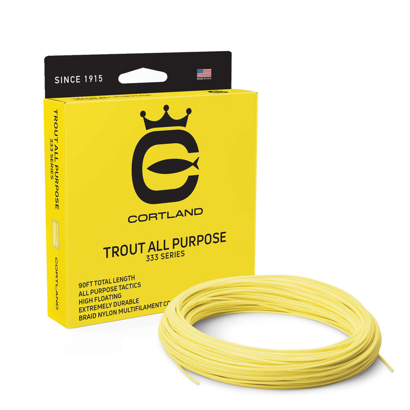 CORTLAND 333 TROUT-ALL PURPOSE FLOATING FLY LINE