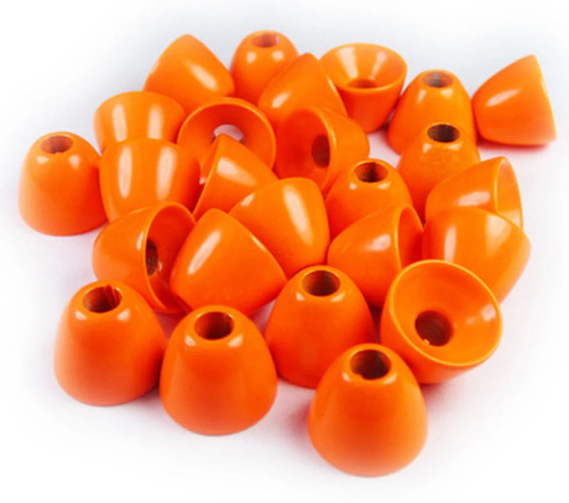 BRASS CONEHEADS FLU ORANGE FLY TYING