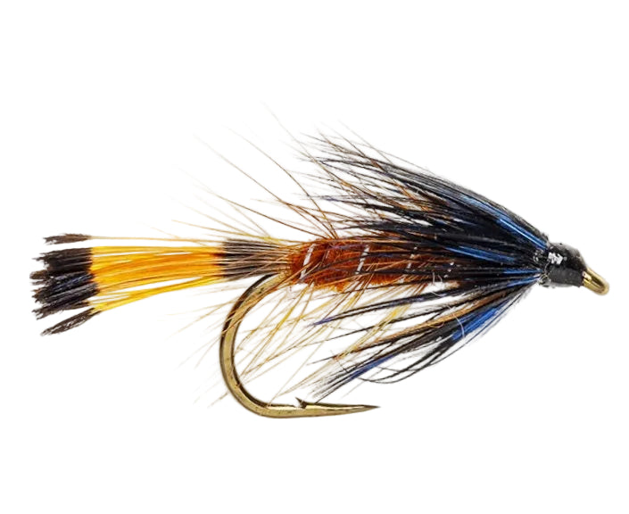 WET HACKLED FLY BUMBLE FIERY BROWN
