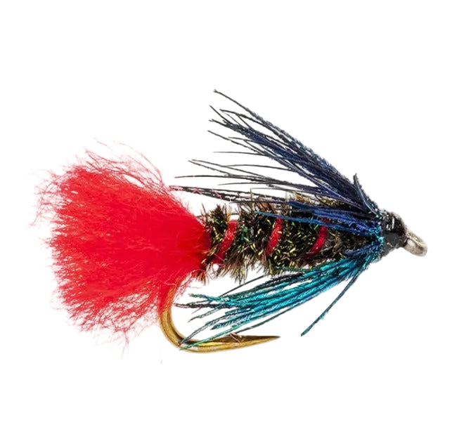WET HACKLED FLY GOATS TOE