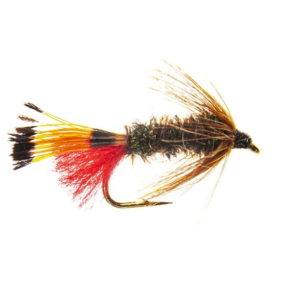 WET HACKLED FLY KE-HE