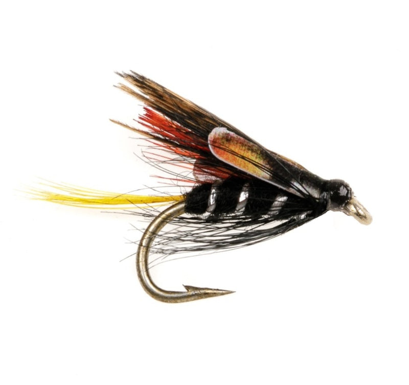 WET HACKLED FLY VI MENN FLUA