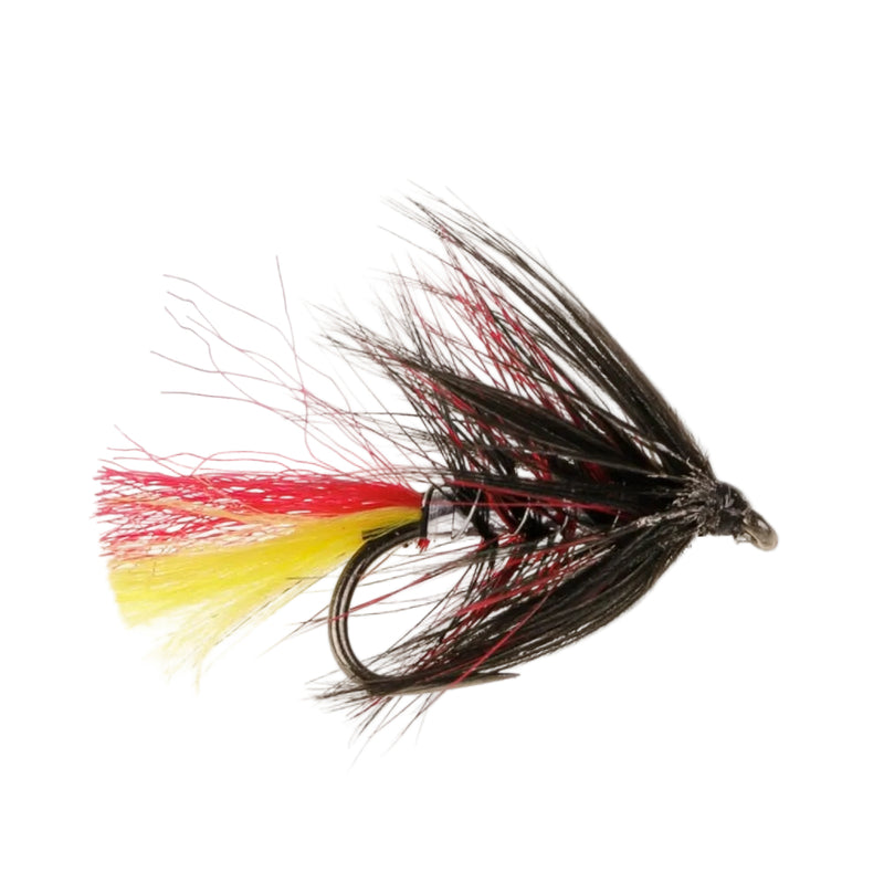 WET HACKLED BARBLESS FLY CLAN CHIEF