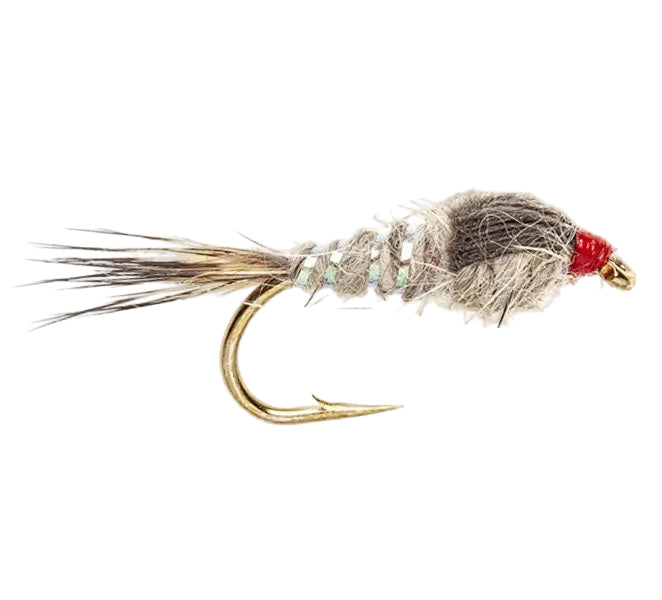 WEIGHTED NYMPH FLY HARES EAR PEAR RIB