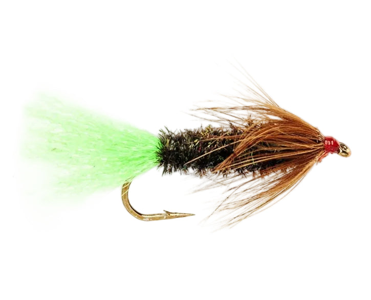 WEIGHTED NYMPH FLY STICK FLY LONG SHANK WIEGHTED
