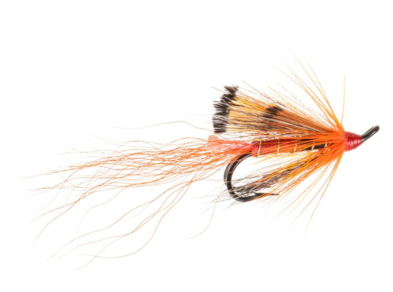 SALMON DOUBLE FLY ALLY SHRIMP ORANGE GLOW